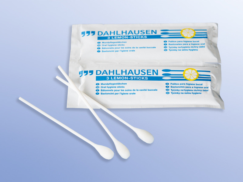 Dahlhausen Lemon Sticks für die Mundpflege - 25 x 3 Stück