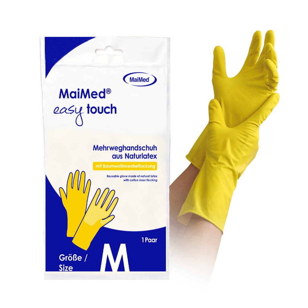 MaiMed® Haushaltshandschuhe easy touch gelb 