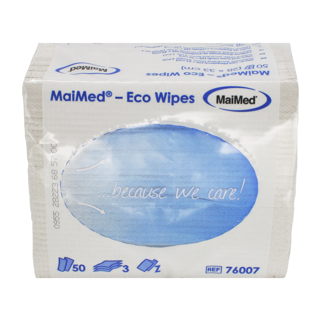 MaiMed- Eco Wipes - Wisch-& Pflegetuch, 28x33cm - 50 Stk.
