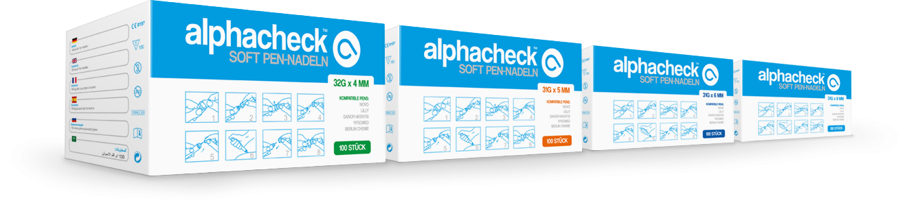 alphacheck professional Soft Pen-Nadeln (verschiedene Größen)